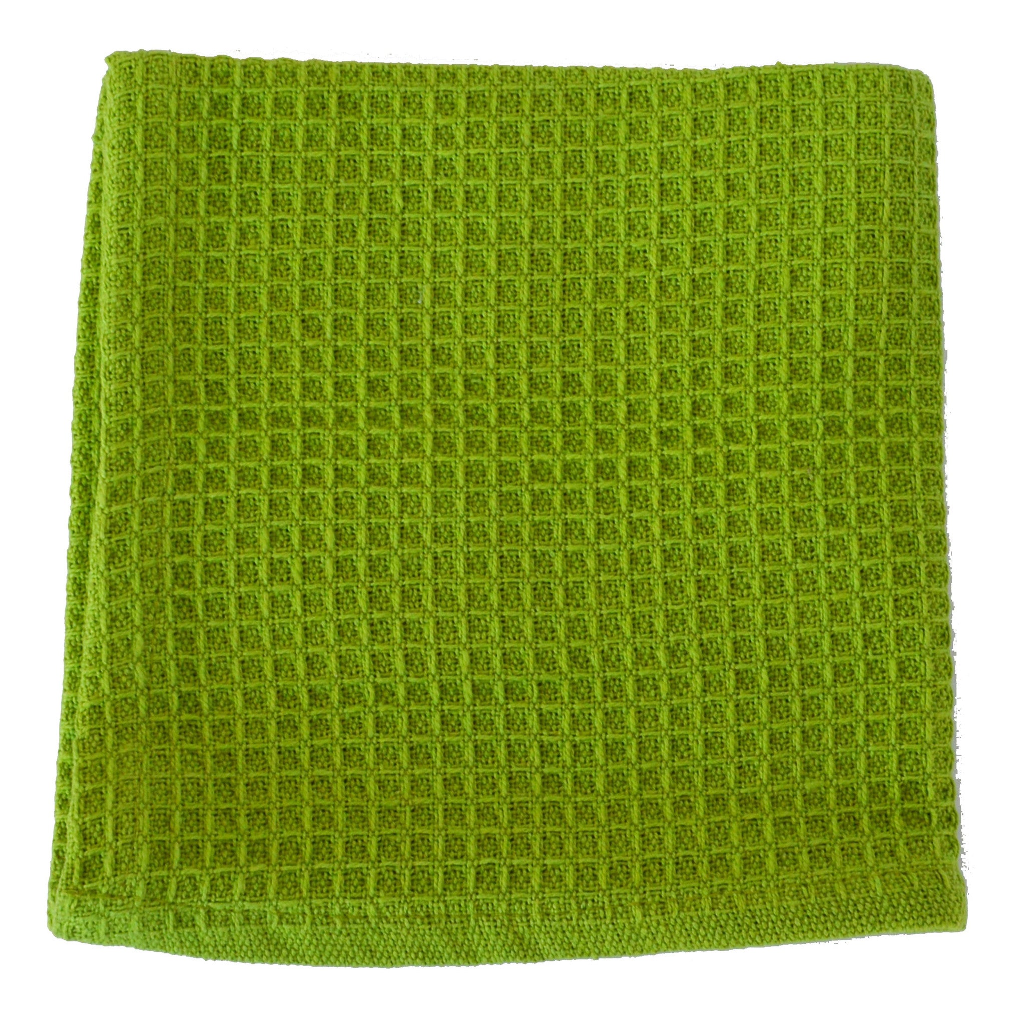 Tag Waffle Weave Dish Towel Light Green