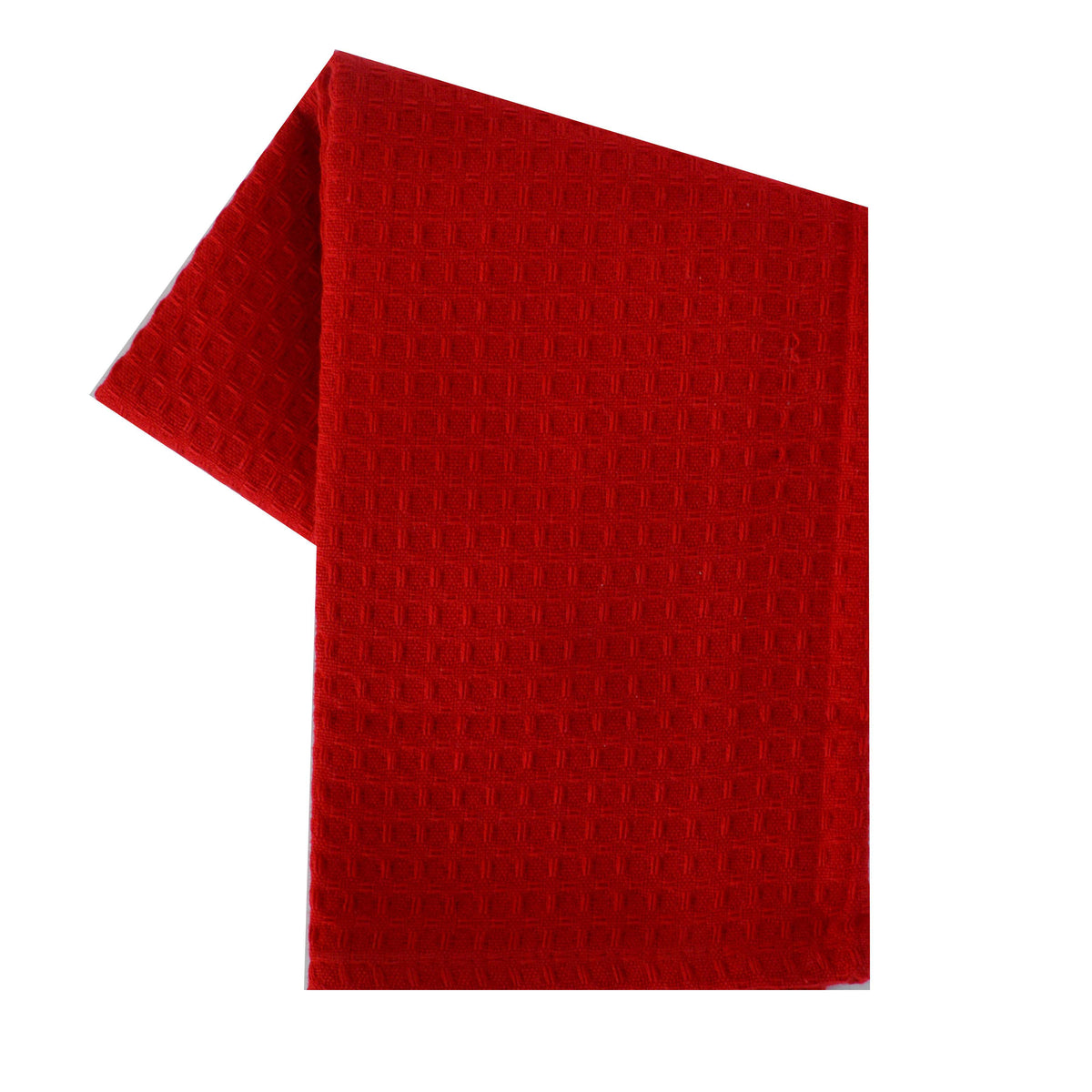 Christmas Seasonal Towel Set of 5 - Red and Green Ticking Stripe