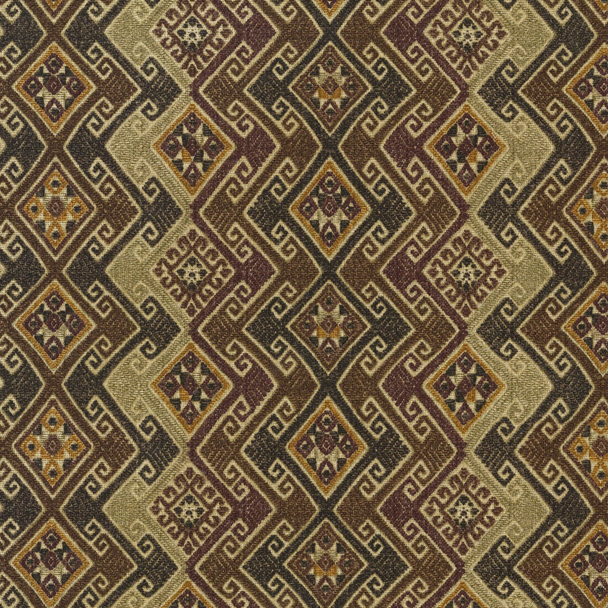 P/K Lifestyles Kaumari Path - French Roast 411631 Upholstery Fabric