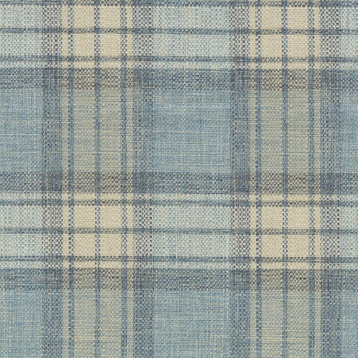 Waverly Kintyre Plaid - Caspian 654612 Fabric Swatch