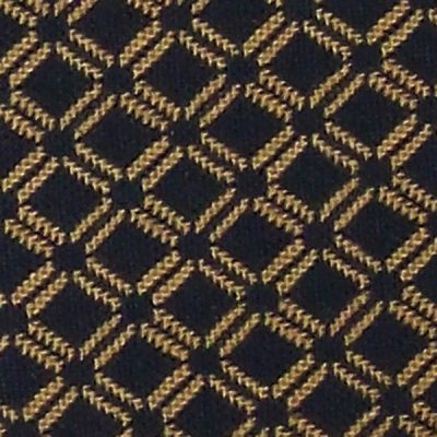 Lattice Black/Mustard Upholstery Fabric