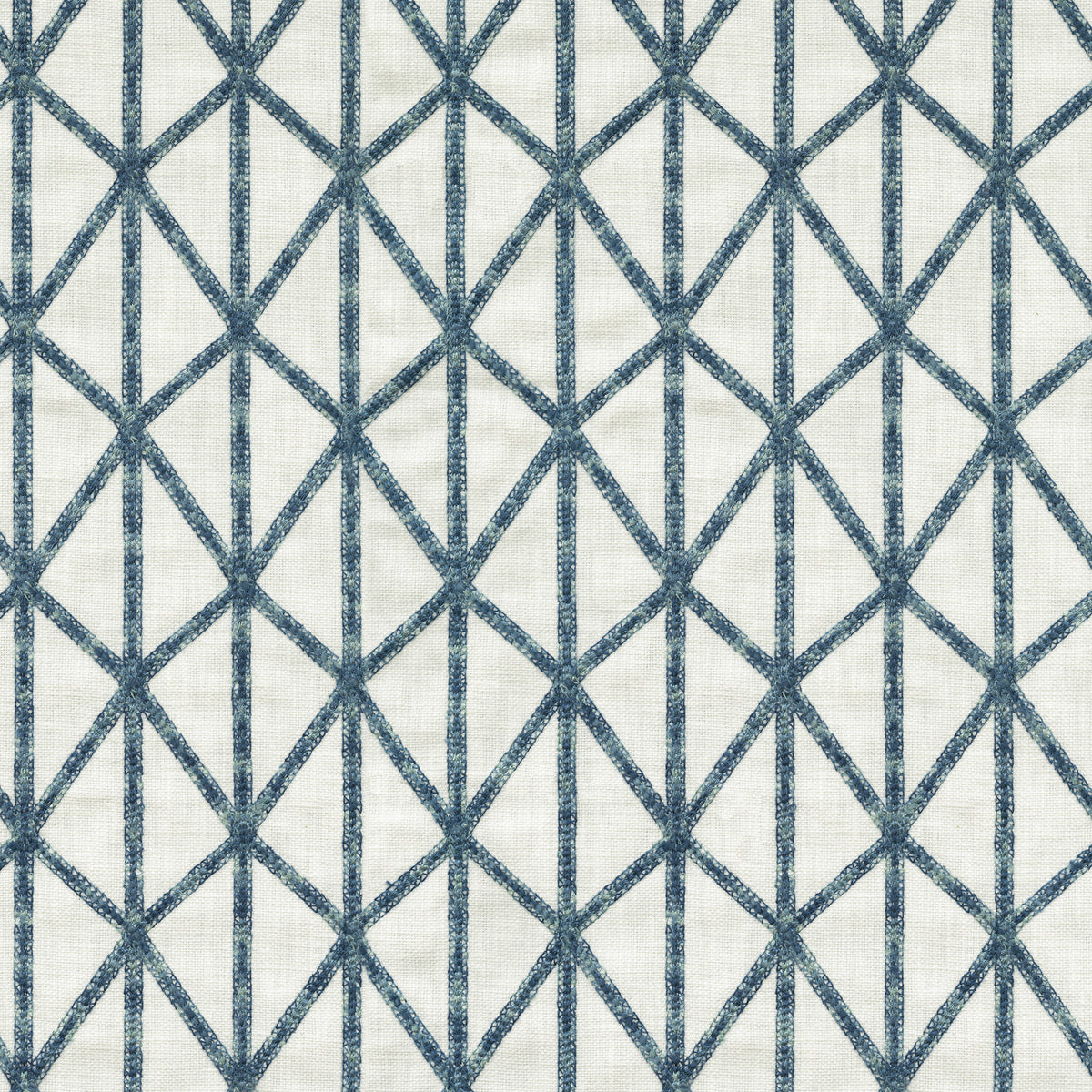 P/K Lifestyles Matrix Emb - Indigo 411820 Upholstery Fabric