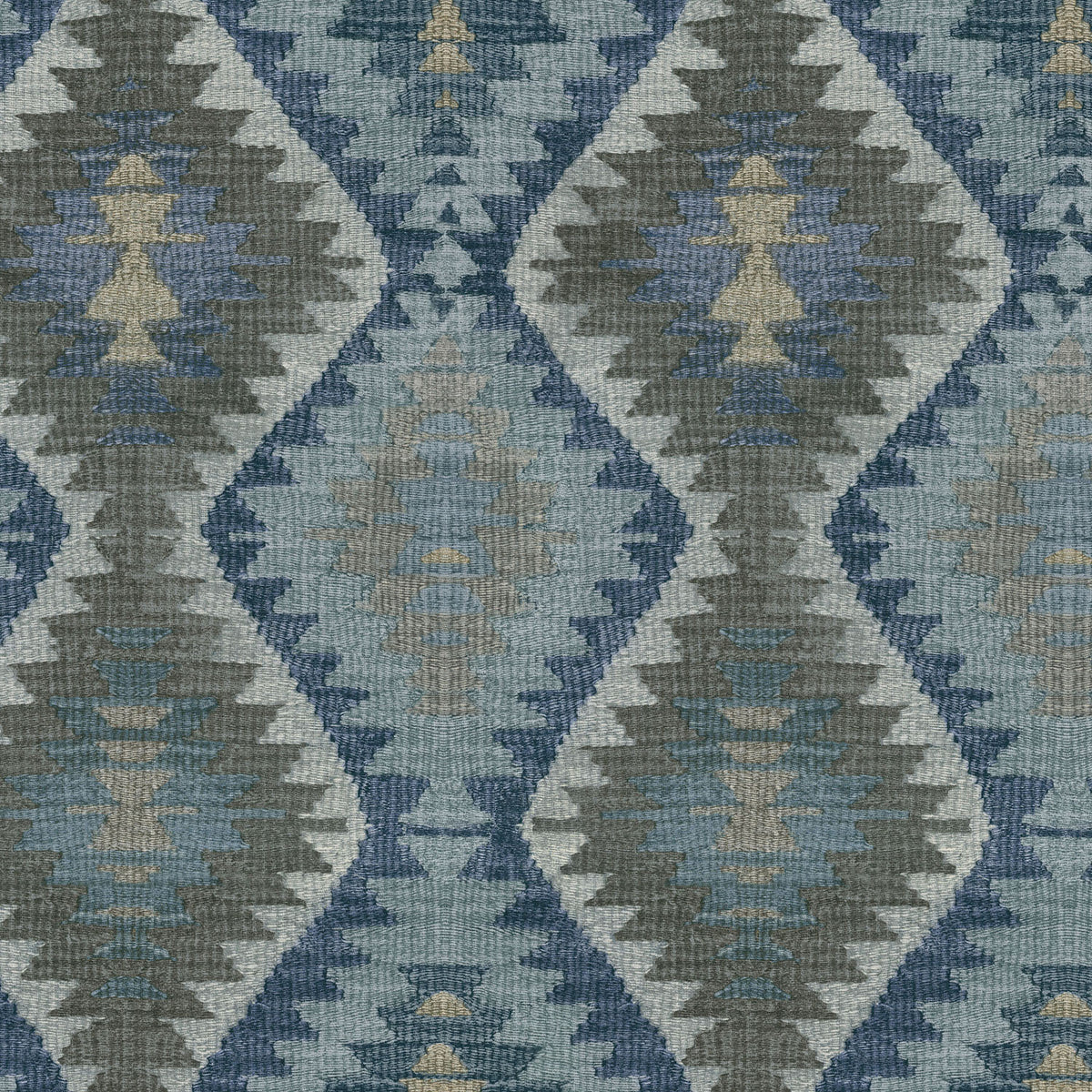 P/K Lifestyles Neema Afghan - Horizon 408781 Upholstery Fabric
