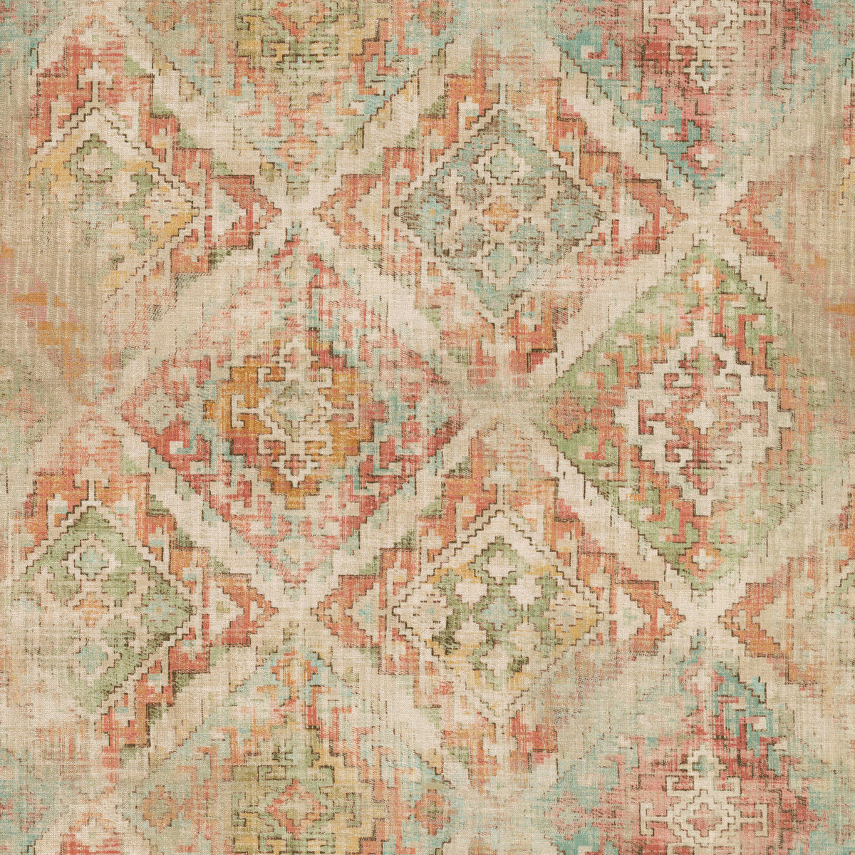 P/K Lifestyles Omari Tapestry - Ginger 408792 Fabric Swatch