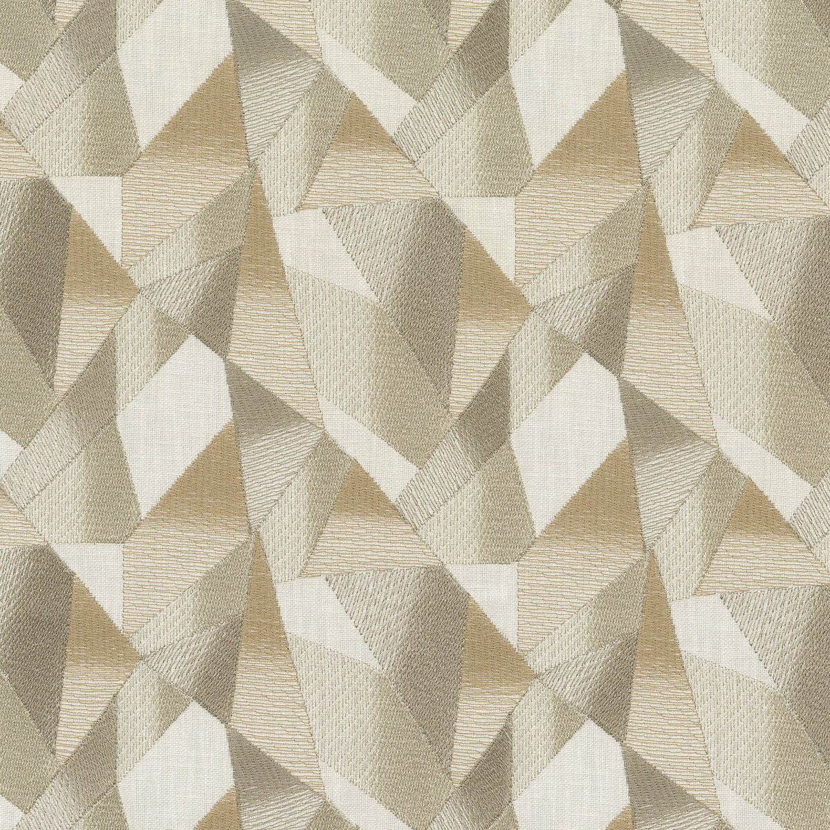 P/K Lifestyles Prism Embroidery - Quartz 411442 Upholstery Fabric