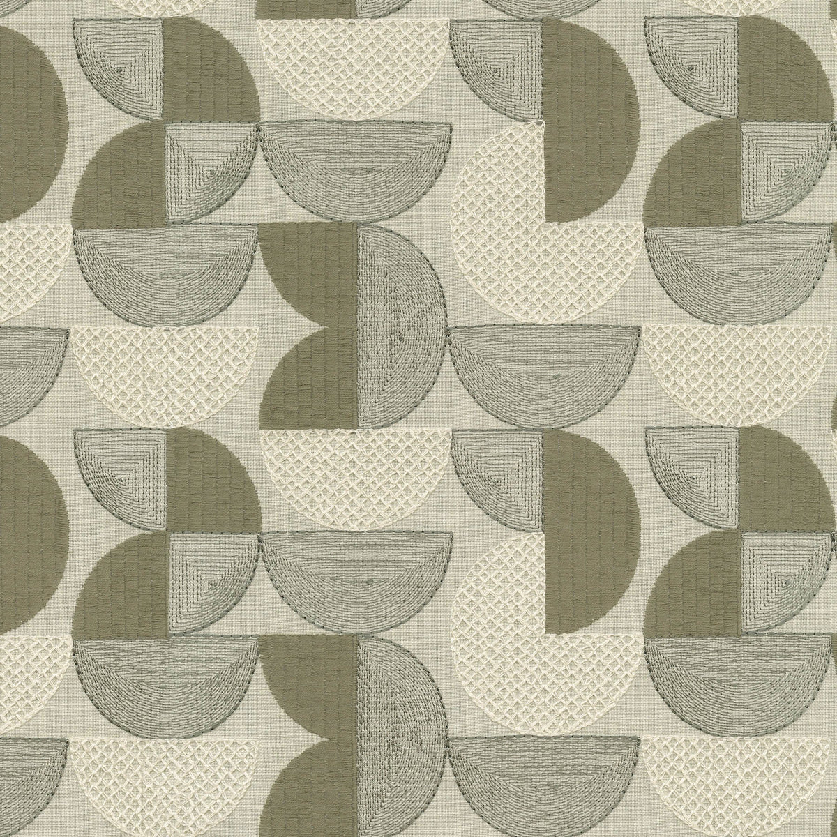 P/K Lifestyles Sector Emb - Shale 411962 Fabric Swatch