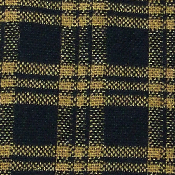 Sturbridge Black Mustard Fabric Swatch