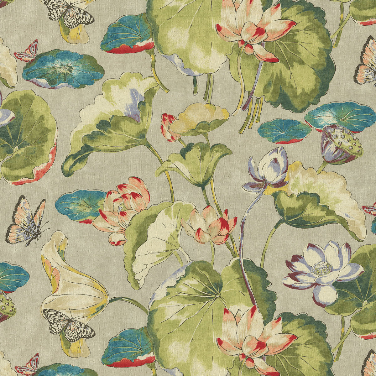 P/K Lifestyles Water Garden - Nectar 412260 Upholstery Fabric