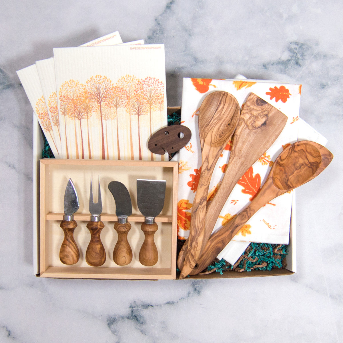 Fall Leaves Kitchenware Gift Box