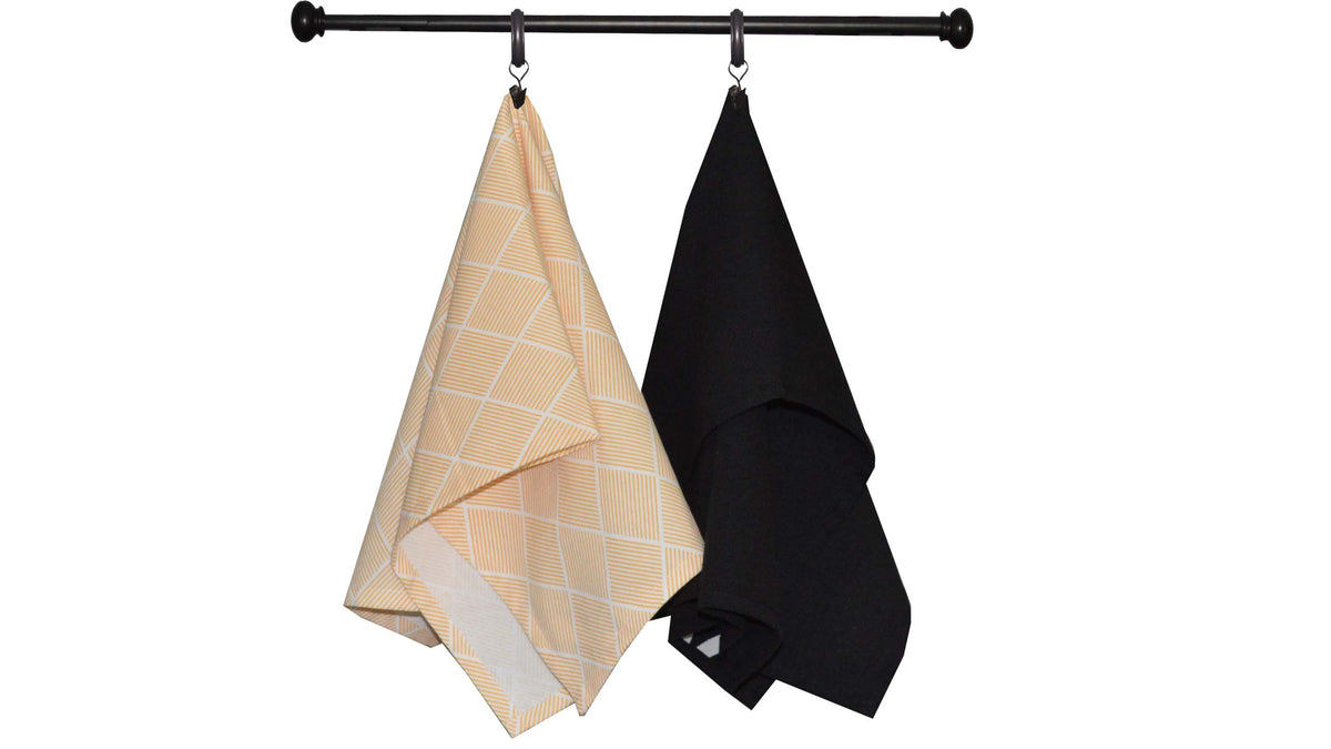 Halloween Seasonal Towel Set of 2 - Melon Print/Black Solid – CoCo B.  Kitchen & Home