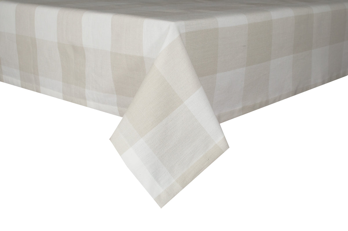 Dunroven House Large Farmhouse Check Table Cloth