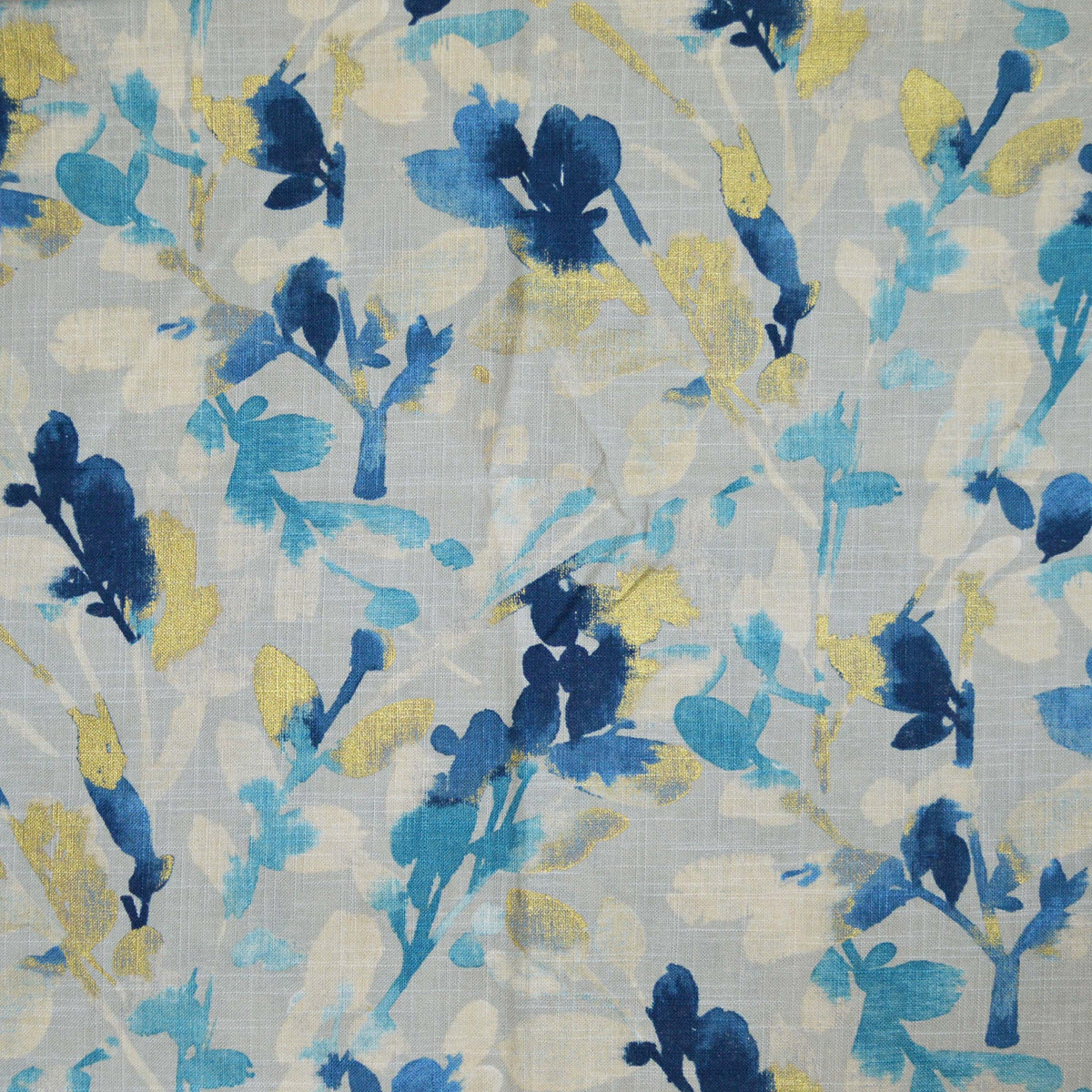 Waverly - Leaf Storm Indigo 679481 Upholstery Fabric