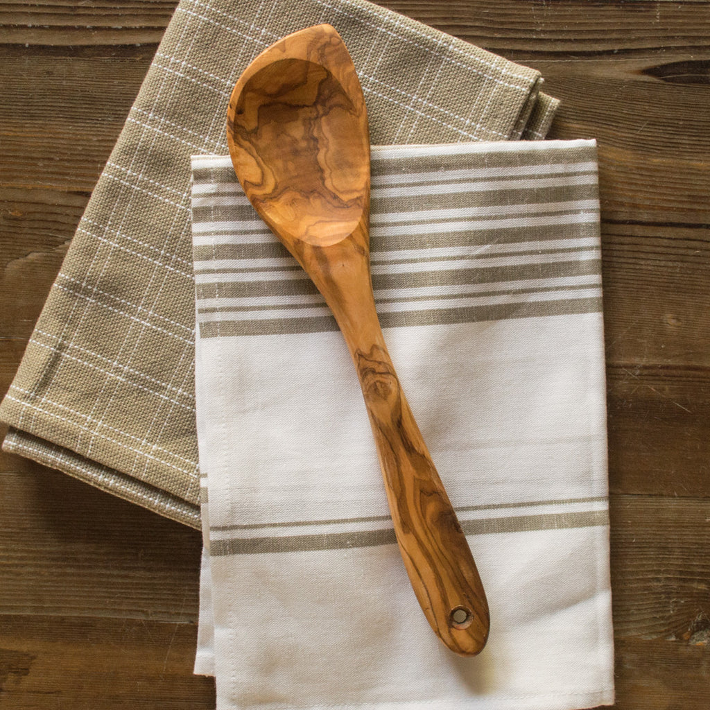 Olive Wood Pointed Spoon – CoCo B. Kitchen & Home