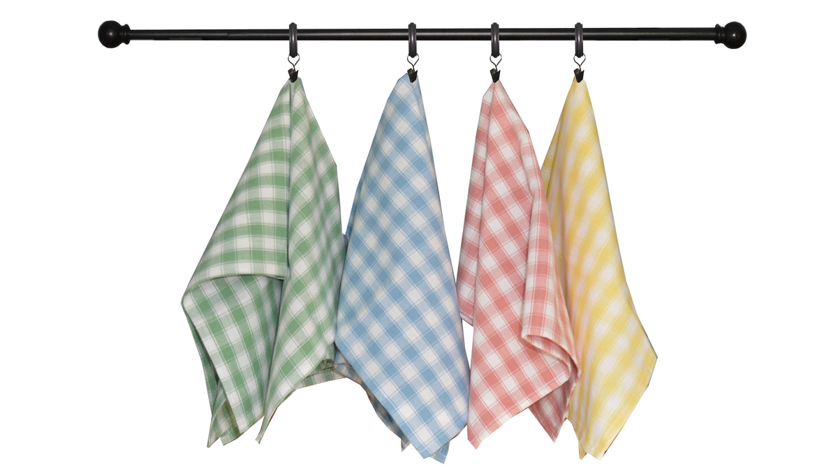 Spring Seasonal Towel Set of 4 - House Checks
