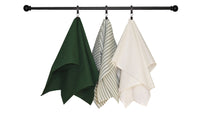 St. Patrick's Day Seasonal Towel Set of 3 - Green and White Stripe