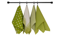 Variety Towel Set - Lime Green Set of 4