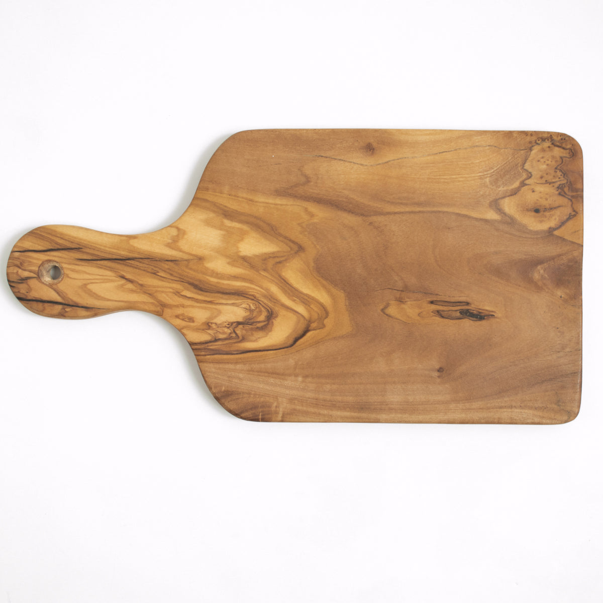 Olive Wood Paddle Cheese Board 5"x11"