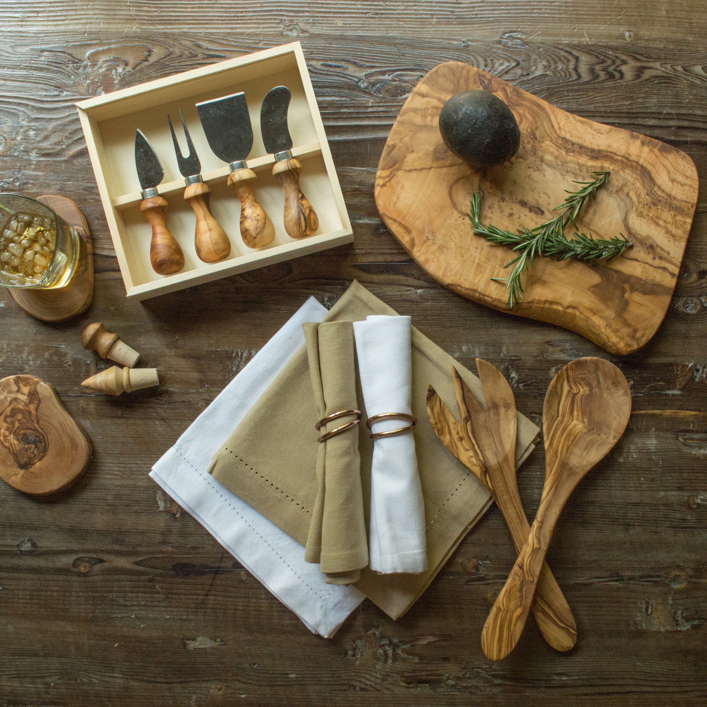 Olive Wood Rustic Cutting Board – One Home Therapy